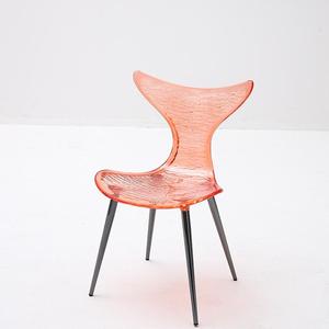 Silla de comedor de <span class=keywords><strong>cristal</strong></span> moderna, cola de pez creativa, diseño de sirena acrílica para eventos en casa, cafetería, Hotel, banquete de boda, uso de fiesta - Product Image 4