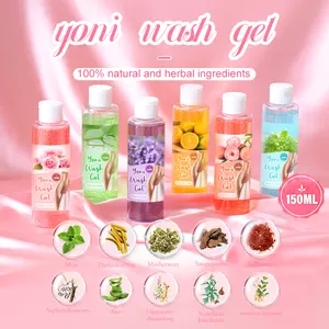 Marchio personalizzato private label vaginale ph balance gel femminile ph detergente bilanciato yoni wash gel