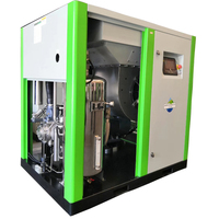 Compresseur d'air à vis sans huile à entraînement direct électrique chinois à faible bruit 30 kW 40 CV avec lubrification à l'eau