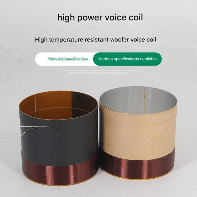 In&out Winding Glass Fiber Woofer Voice Coil Coil 4/5/6/8/10/12/18 Inch Audio Speaker Repair Sound Unit Accessories
