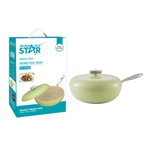 Winning Star <b>Nonstick</b> Wok ST-5205 Multi-functional For Stir Fry Hot <b>Pot</b> Home Use - Product Image 1