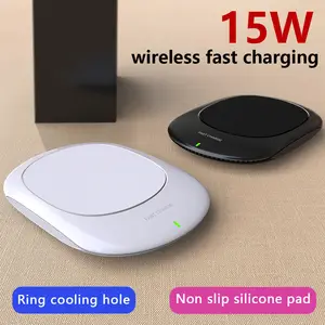 New Arrival Popular Wireless Phone Charger Desktop Dock Multifunction 15W Fast Portable Wireless Stand Charger