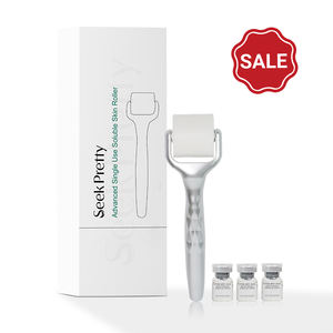 Seek Pretty <span class=keywords><strong>Anti</strong></span> Winkle Hyaluronate de sodium Soins de la peau Micro Infusion Sérum Soluble Système de rouleau cutané pour visage yeux lèvres - Product Image 1