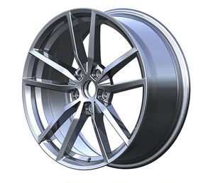 Jantes de course JUWA en alliage d'aluminium forgé 20 mm ET 5x112 18 pouces Gunmetal, style <span class=keywords><strong>Golf</strong></span> R Pretoria, neuves, pour MK5/MK6/MK7 - Product Image 4