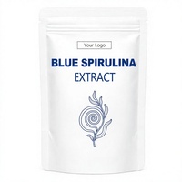 Extrait de spiruline bleue en poudre - Phycocyanine de qualité alimentaire, antioxydant, supplément protéiné végétal pour adultes