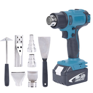 18v Portable <b>Sealing</b> <b>Wax</b> Thermo Glue Gun Sticks High Power Rechargeable Lithium Battery Hot Air Cordless Heat Gun Tools 1200W - Product Image 3