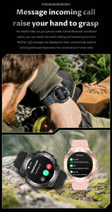 Tập thể dục Smartwatch 24/7 Heart Rate Chế độ tập thể dục ngủ theo dõi GPS theo dõi với độ cao áp suất không khí La bàn đồng hồ báo thức - Product Image 4