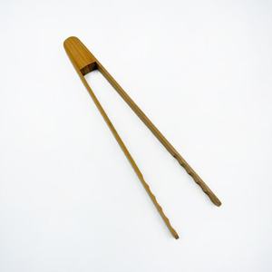 Pinces en bambou 32 cm pour pains plats, pains vapeur, pain, barbecue, viande rôtie, lavage à la main uniquement - Product Image 2
