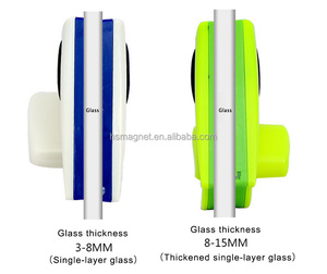 Kit de limpieza de <span class=keywords><strong>ventanas</strong></span> de doble cara, herramienta de vidrio de ventana azul, limpiador de cepillo magnético de doble cara, superficie de limpiaparabrisas, equipo de lavado de <span class=keywords><strong>ventanas</strong></span> - Product Image 4