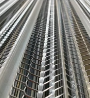 Matériaux de construction de haute qualité : Treillis nervuré en acier galvanisé, treillis métallique expansé pour coffrage en béton, plâtrage mural en stuc