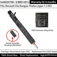 EJBR01401Z EJBR01701Z EJBR02101Z 166003978R Inyector de Combustible Diésel Nuevo para Renault Clio Kangoo Thalia Logan 1.5 DCi