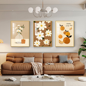 Decoración del hogar pintura moderna Simple Naturaleza muerta flor tríptico comedor pared pintura nórdica pared arte Mural pintura - Product Image 4