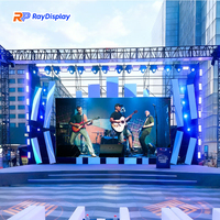 Layar LED Video Wall Outdoor Rental 500*1000mm P2.6 P3.91 Full Color untuk Panggung, Pameran, Acara, dan Konser