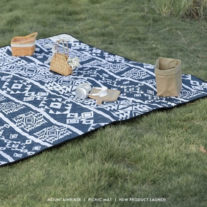 Taille personnalisée, couverture assise, étanche à l'humidité, sans <span class=keywords><strong>sable</strong></span>, pour pique-nique en plein air, camping, <span class=keywords><strong>plage</strong></span> - Product Image 4