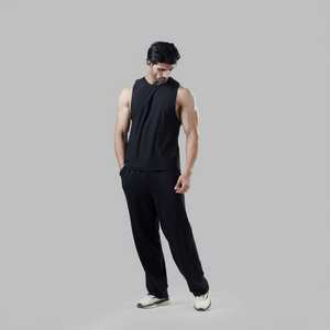 Unisex Sleeveless 100% Polyester Sporty Breathable Lightweight Tank <b>Top</b> Soft Casual Summer Shirt OEM ODM Private Label Wholesale - Product Image 1