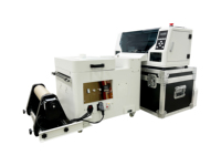 Printer Inkjet DTF Mini A3 Berkualitas Tinggi 13 inci 33cm Dual Xp600 Printhead dengan Sirkulasi Tinta CMYK+W 220V/110V