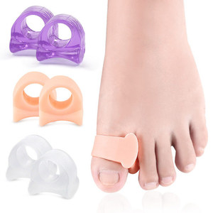 Anneau de gel <span class=keywords><strong>pour</strong></span> orteil, correction de l'<span class=keywords><strong>hallux</strong></span> <span class=keywords><strong>valgus</strong></span>, séparateur d'orteils, protection contre les bunions, vente chaude - Product Image 2