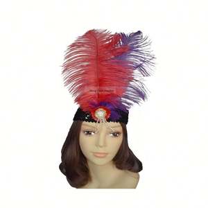 派对舞会嘉年华鸵鸟羽毛头饰HY时尚头饰 - Product Image 2