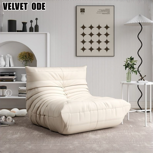 โซฟาหนังรุ่นใหม่แบบประหยัดพื้นที่ ทนทานต่อคราบสกปรกและการกัดกร่อน เหมาะสำหรับเฟอร์นิเจอร์ห้องนั่งเล่น - Product Image 3