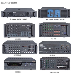 Mejor precio Diseño avanzado 120W Sistema de sonido doméstico <span class=keywords><strong>Amplificador</strong></span> de potencia <span class=keywords><strong>Fender</strong></span> <span class=keywords><strong>Guitarra</strong></span> y Karaoke Mezclador Uso de audio - Product Image 4