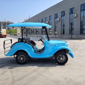 CE Custom Luxurious and Elegant Red Sightseeing Classic Car Retro Self-driving Tour Electric Golf Cart Vintage Car - Product Image 3