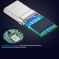 32-Bit 384KHz Typ-C-Anschluss Einkristall-Vibrationsmodul mit ALC5686-Chip Mobiltelefon-Anschluss