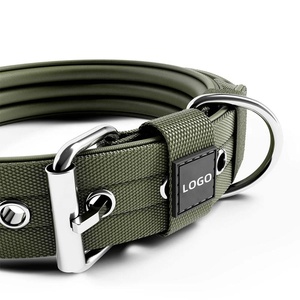 Nuevo diseño de alta resistencia para mascotas, hebilla de Metal acolchada de neopreno suave, <span class=keywords><strong>Collar</strong></span> personalizado, <span class=keywords><strong>Collar</strong></span> de perro de combate táctico para entrenamiento de perros - Product Image 2