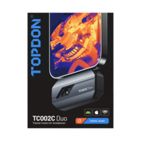 TOPDON TC002C Duo 256x192 Imageur Thermique Avec USB-C Compatibilité Technologie TISR Caméra Thermique pour Trouver Votre Animal de Compagnie