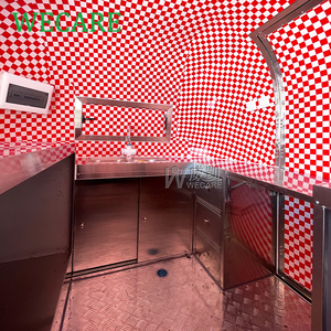 Wecare Mobile Restaurant <span class=keywords><strong>Caravane</strong></span> alimentaire mobile avec cuisine Camion Street Food Vending Car Concession Trailer Pizza Foodtruck - Product Image 6