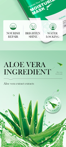 Mascarilla Hidratante de <span class=keywords><strong>Aloe</strong></span> <span class=keywords><strong>Vera</strong></span> que Equilibra el Contenido de <span class=keywords><strong>Agua</strong></span> y Grasa de la Piel, Mascarilla Facial Completa para Invierno - Product Image 5