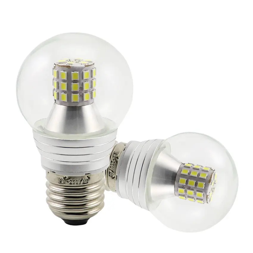 3W 5W 저전압 전구 led 에너지 절약 램프 펜던트 e27 e14 따뜻한 화이트 슈퍼 밝은 G50 태양 LED 전구