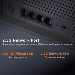 เราเตอร์ของแท้สำหรับเราเตอร์ <span class=keywords><strong>Xiaomi</strong></span> BE6500 <span class=keywords><strong>WiFi</strong></span> 7 2.4GHz 5.0GHz dual band 4-core พอร์ต2.5g สำหรับ <span class=keywords><strong>Xiaomi</strong></span> <span class=keywords><strong>WIFI</strong></span> - Product Image 5