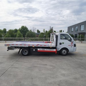 Camión de Rescate en Carretera Dongfeng Pequeño de 3 Toneladas, Grúa de Plataforma Plana, Grúa de Remolque de 2 Toneladas para Transporte de Automóviles - Product Image 3