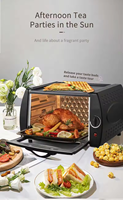 Four Tandoor compact innovant de 15 L, machine à crêpes, four à pizza, mini-grille-pain pour la cuisine à domicile, four Tandoor