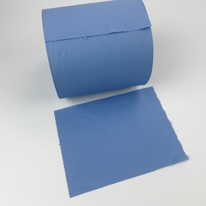 Commercio all'ingrosso diretto della fabbrica 2 strati blu vergine polpa morbida alta acqua assorbente rotolo di carta assorbente centro tirare e alimentazione per uso cucina - Product Image 5