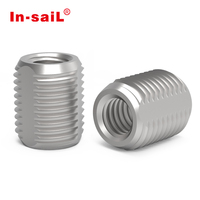 M6 Brass Self-Tapping Threaded Insert Threaded Bushing for Plastic Corrosion Resistant