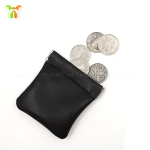 Xách tay thép không gỉ mảnh đạn vuông mini mỹ phẩm túi đồ trang sức Pouch tự động đóng cửa Tai nghe Cô Gái Đồng xu Ví chủ sở hữu