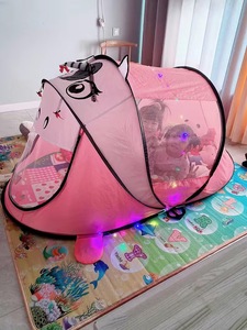 LOOK Pop Up Lovely Unicorn Large Princess Casle with Light Indoor Outdoor Kids Playhouse <span class=keywords><strong>Tente</strong></span> <span class=keywords><strong>tipi</strong></span> pliable - Product Image 3