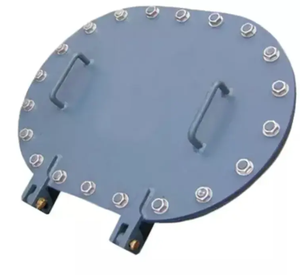 Couvre-trou de visite étanche et ignifuge en aluminium/acier pour fournitures marines - Product Image 3
