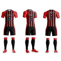 Kaos Sepak Bola Profesional Cepat Kering Desain Ringan Berkinerja Tinggi Kain Tahan Sobek