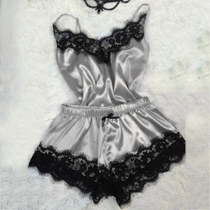 Tops Shorts Ensemble Babydoll Pyjamas de Nuit Des Femmes Sous-Vêtements 1 Set Femmes Sexy De Mode Casual Dentelle de Nuit Lingerie - Product Image 6