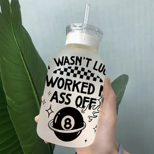 Envoltura UV DTF para latas de vidrio de 16 oz con diseños de tablero de ajedrez, dados y dibujos animados, y pegatinas UV DTF de vaquera del oeste - Product Image 3