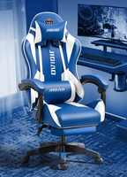 Chaise de jeux de course ergonomique en cuir pu, fauteuil pivotante, moderne, de gaming, pour ordinateur et ordinateur, haut de gamme, rvb, bon marché