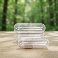 Capsules végétariennes transparentes taille 00EL, 00, 0EL, 0, 1, 2, 3, 4, capsules vides en HPMC, capsules végétales vides pour l'emballage de poudre