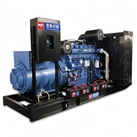 Générateur diesel silencieux Yuchai 750 kW, groupe électrogène synchrone AC 900 kVA, moteur pour hôtel et immeuble de bureaux, alimentation de secours