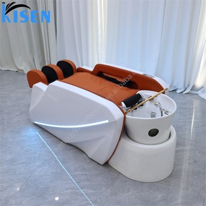 Kisen Commercial-Grade Shampoo Massage Table Multifunctional Facial Care Scalp Treatment Health System Salon Hair Wash <b>Bed</b> - Product Image 1