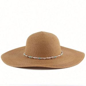 Nuevo Sombrero de Sol de Ala Ancha para Mujer, Visera de Papel, para Pesca, Casual, Viajes, Playa - Product Image 2
