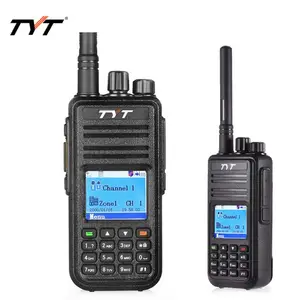 TYT MD-380 talkie-walkie 5W double bande radio bidirectionnelle DMR radio dans l'hôtel GPS cadran manuel double fente horaire avec cryptage amélioré