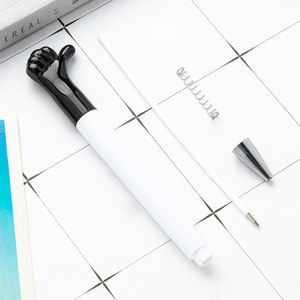 Nouveauté : Stylo publicitaire créatif en plastique rotatif avec geste de pouce en forme de dessin animé, logo imprimable, cadeau promotionnel - Product Image 2