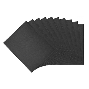 230x280mm siyah silisyum karbür su geçirmez aşındırıcı zımpara kağıdı levha 1mm orta dikdörtgen OEM özelleştirilebilir zımpara kum kağıt - Product Image 2